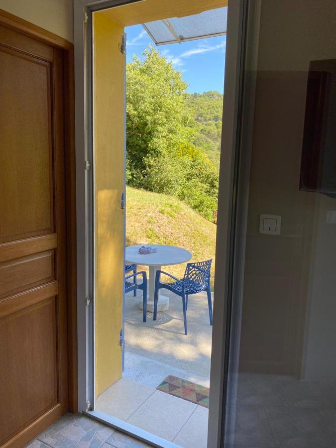 Vue panoramique sur le château,montagne et grottes Fontaine-de-Vaucluse Extérieur photo